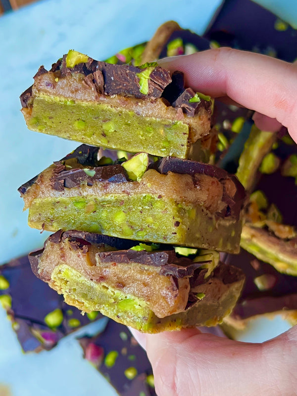Pistachio Caramel Slice + WIN A HAIER AUSTRALIA OVEN!