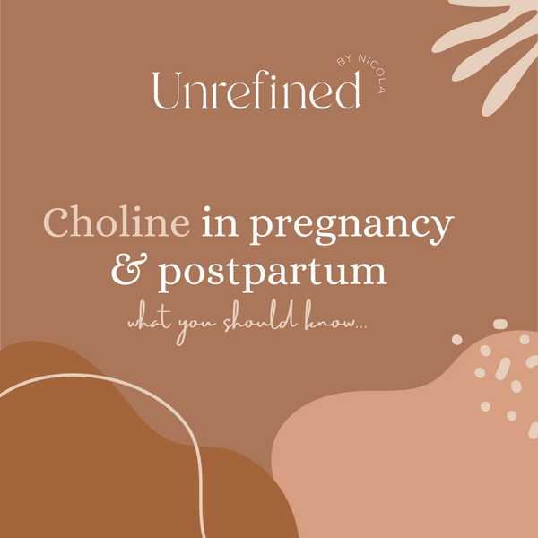 Choline in pregnancy and postpartum - what you need to know